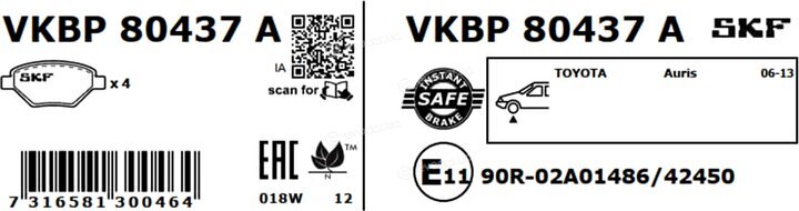 SKF VKBP 80437 A