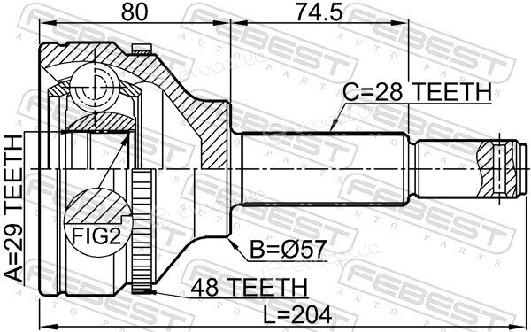 Febest 2110-TT9A48