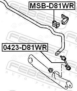 Febest MSB-D81WR