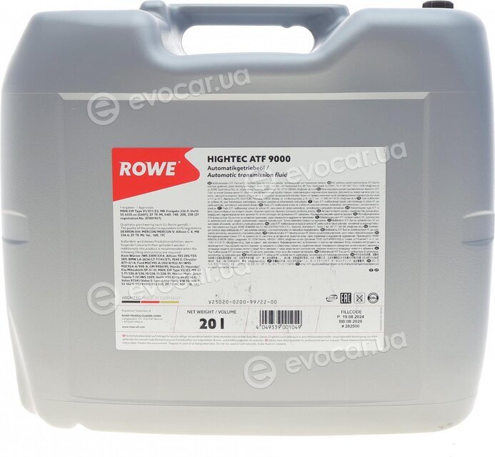 Rowe 25020-0200-99