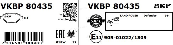SKF VKBP 80435