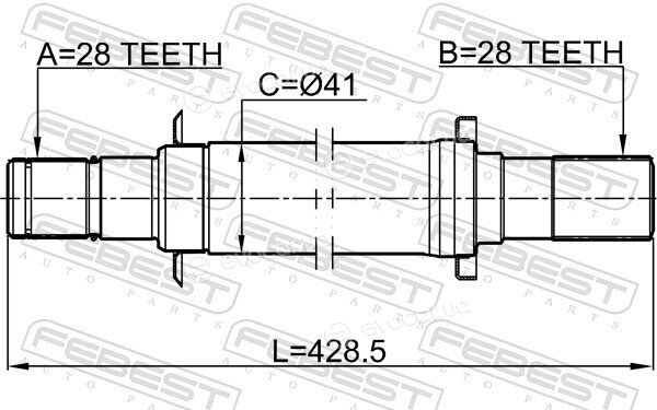 Febest 2212-SLAT
