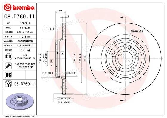 Brembo 08.D760.11