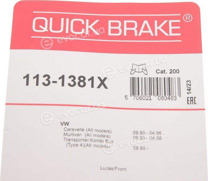 Kawe / Quick Brake 113-1381X