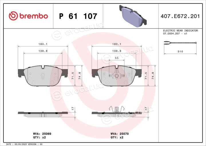 Brembo P 61 107