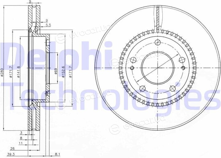 Delphi BG3861C