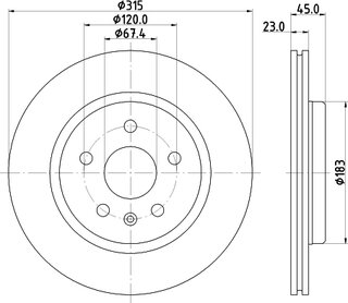 Hella Pagid 8DD 355 132-751