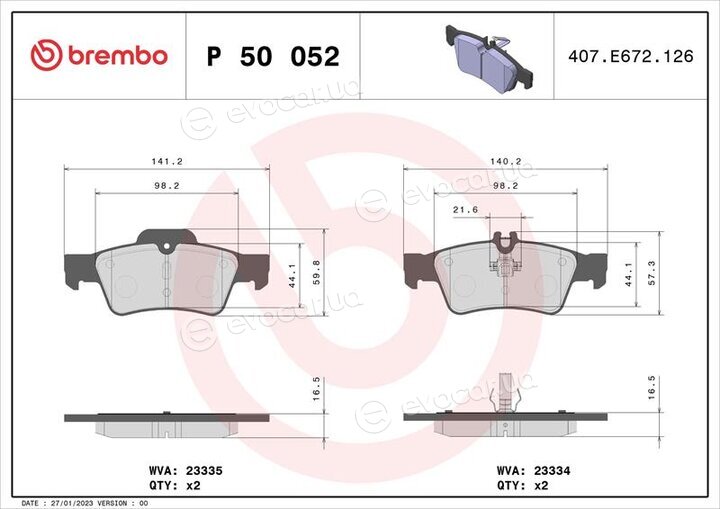 Brembo P 50 052