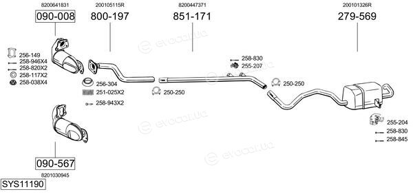 Bosal SYS11190