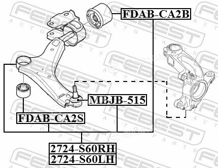 Febest 2724-S60LH