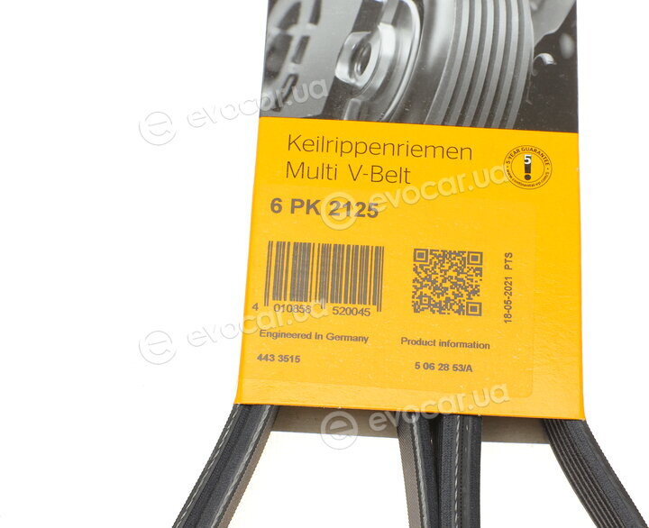 Continental 6PK2125