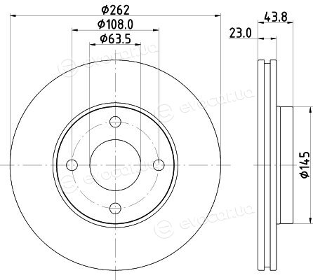 Hella Pagid 8DD 355 126-601