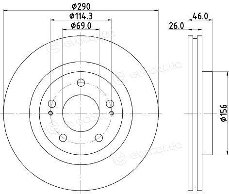 Hella Pagid 8DD 355 118-791