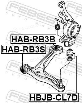 Febest HAB-RB3B