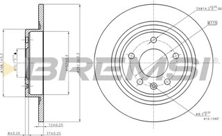 Bremsi CD7871S