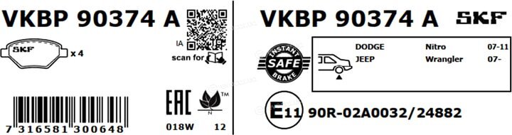 SKF VKBP 90374 A