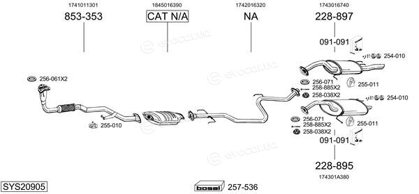 Bosal SYS20905