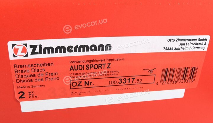 Zimmermann 100.3317.52