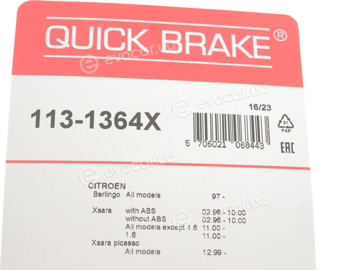 Kawe / Quick Brake 113-1364X