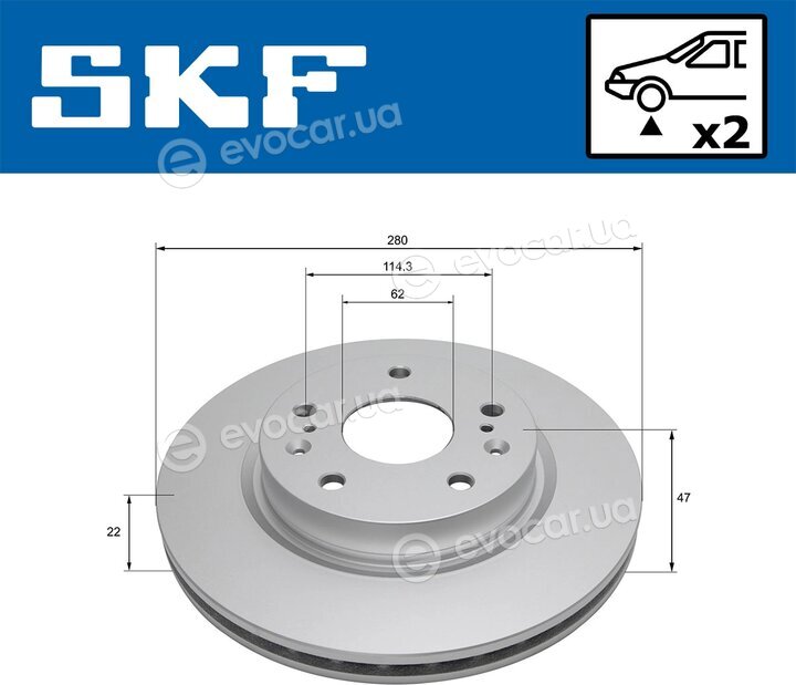 SKF VKBD 81141 V2