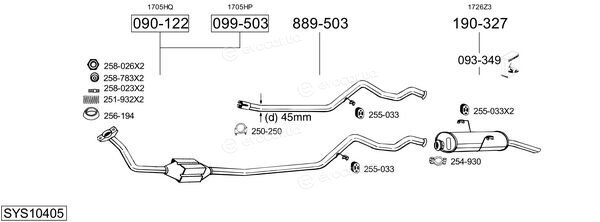 Bosal SYS10405