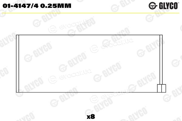 Glyco 01-4147/4 0.25mm