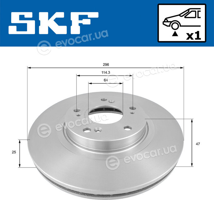 SKF VKBD 81106 V1