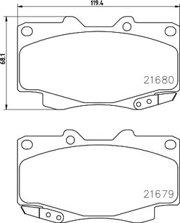 Hella Pagid 8DB 355 013-481