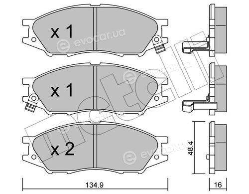 Metelli 22-0810-0