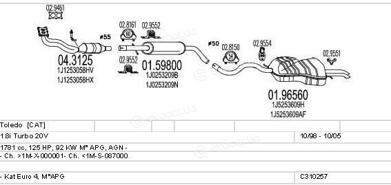 MTS C310257006497