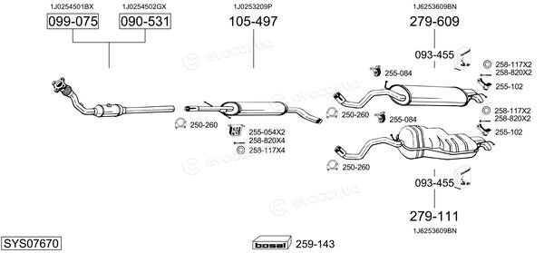 Bosal SYS07670