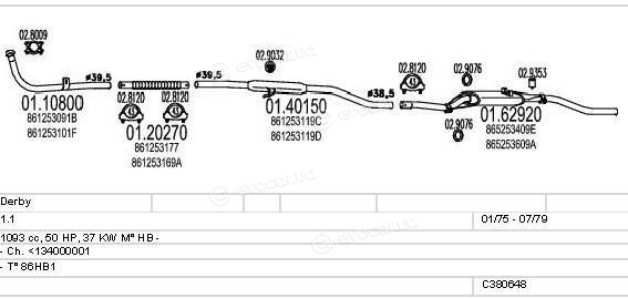 MTS C380648007263