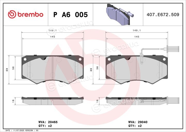 Brembo P A6 005