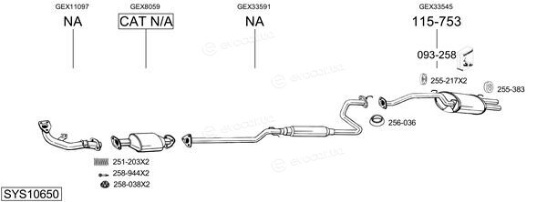 Bosal SYS10650