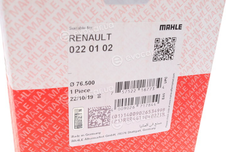 Mahle 022 01 02