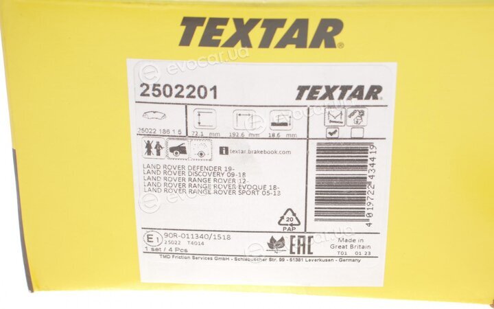 Textar 2502201