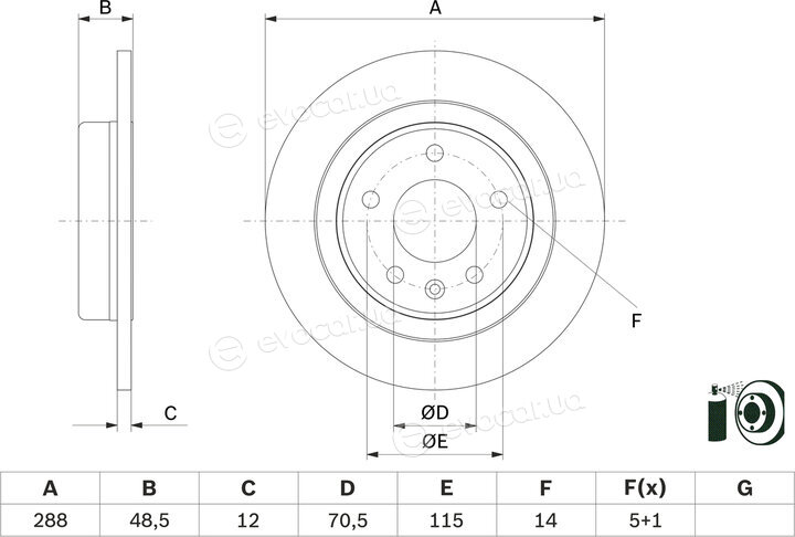 Bosch 0 986 479 F83