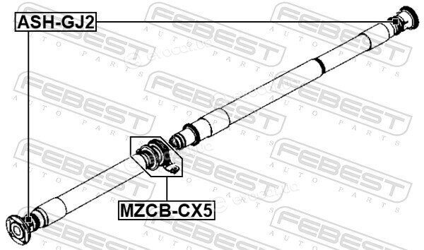 Febest MZCB-CX5