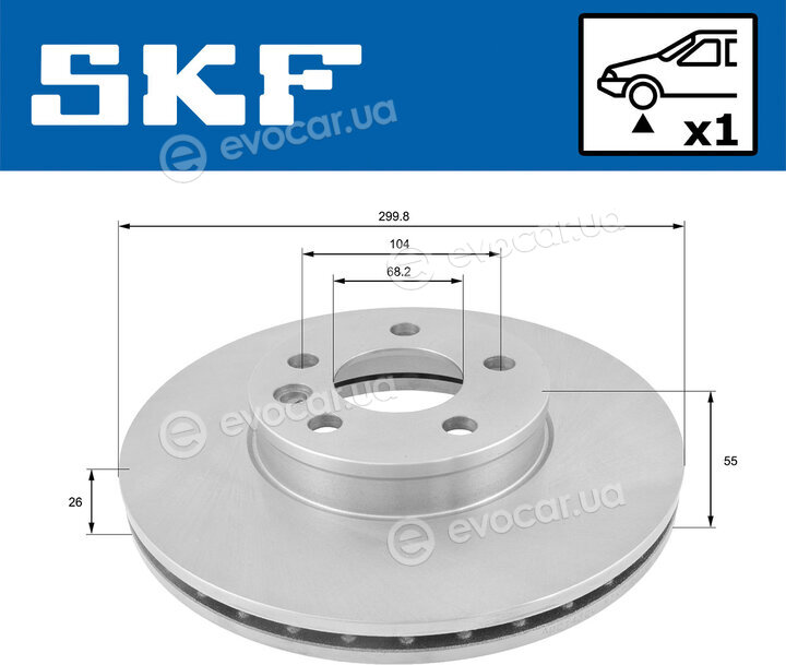 SKF VKBD 80322 V1