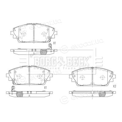 Borg & Beck BBP2873