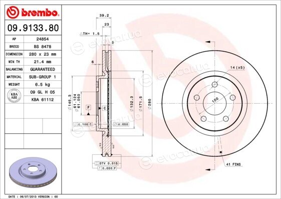 Brembo 09.9133.80