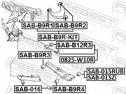 Febest SAB-B9R-KIT