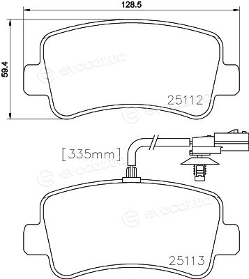 Hella Pagid 8DB 355 015-301