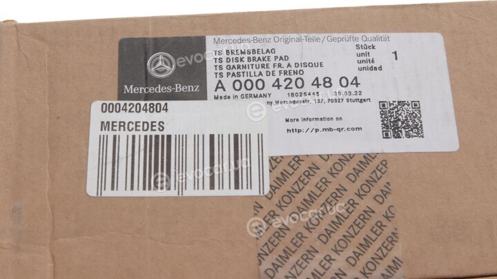 Mercedes-Benz A0004204804