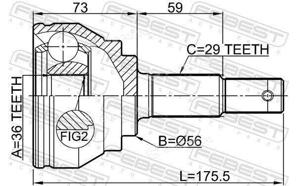 Febest 0210-V42