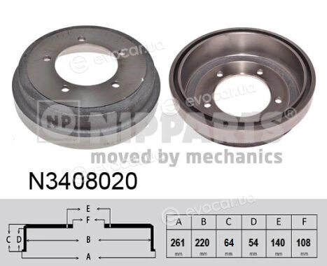 Nipparts N3408020
