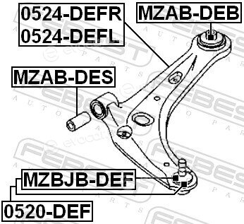 Febest 0524-DEFL