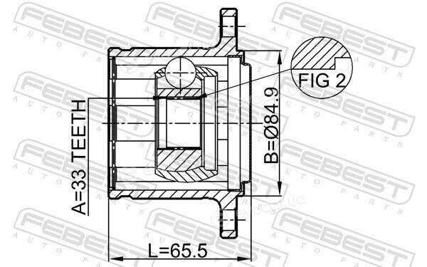 Febest 0411-KB4RH