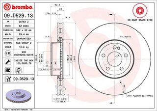 Brembo 09.D529.13