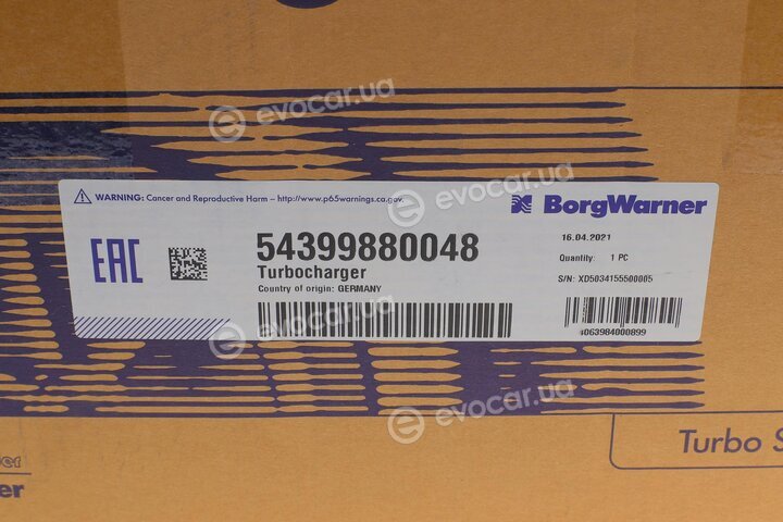 BorgWarner 5439 988 0048